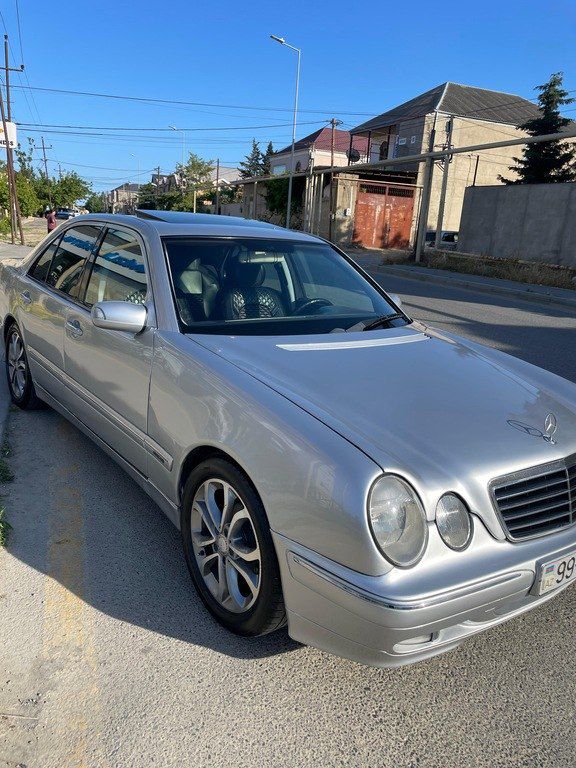 Mercedes E 200, 2.0 L, 2000 il, 383 000 km — Avtomobillər, Bakı (8)