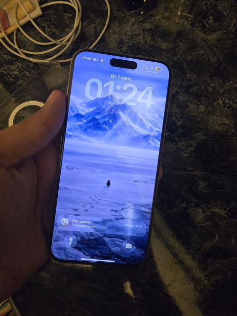 Apple iPhone 15 Pro Max Natural Titanium 256GB/8GB — Bakı