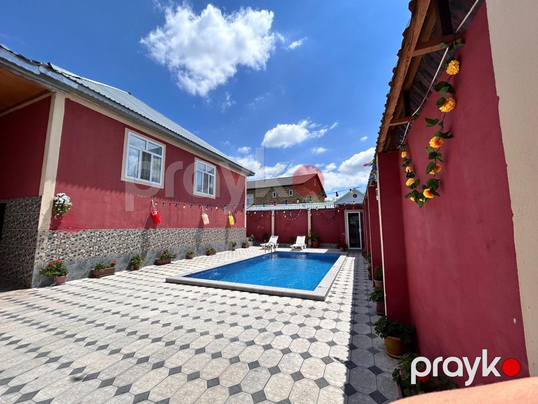 İcarəyə verilir 3 otaqlı həyət evi/bağ evi 130 m² — Ev, villa, Qəbələ (2)