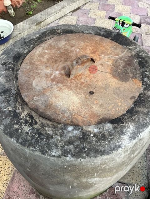 Beton təndir/soba korpusu - Material: qalın, istiliyədavamlı beton — Digah