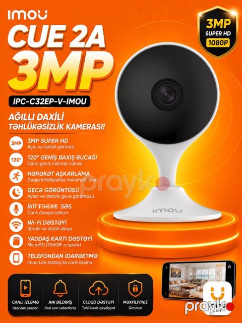 Wifi kamera 3 mp Cue 2A 3MP IPC-C32EP-V-imou — Bakı