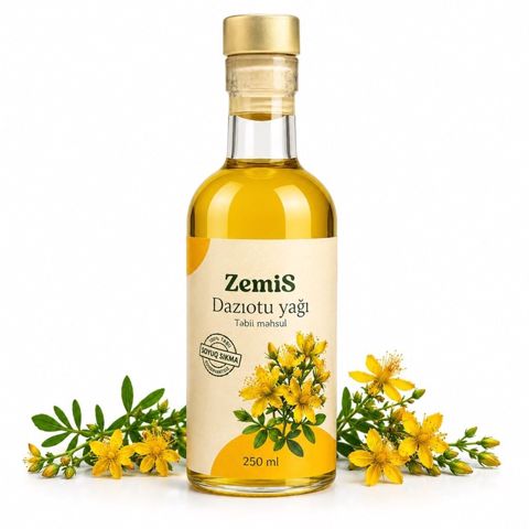 ZemiS Dəziotu yağı – təbii məhsul - Həcm: 250 ml - İstehsal üsulu — Bakı