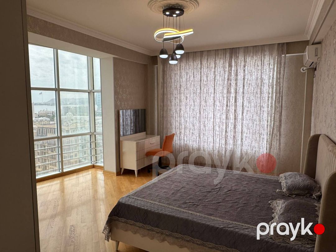 İcarəyə verilir 3 otaqlı yeni tikili 130 m² — Mənzil, Bakı (9)