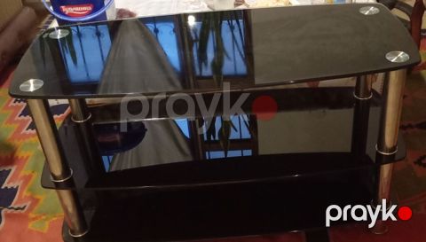 İşlənmiş, Düz TV altlığı, Polkalı, Şüşəli