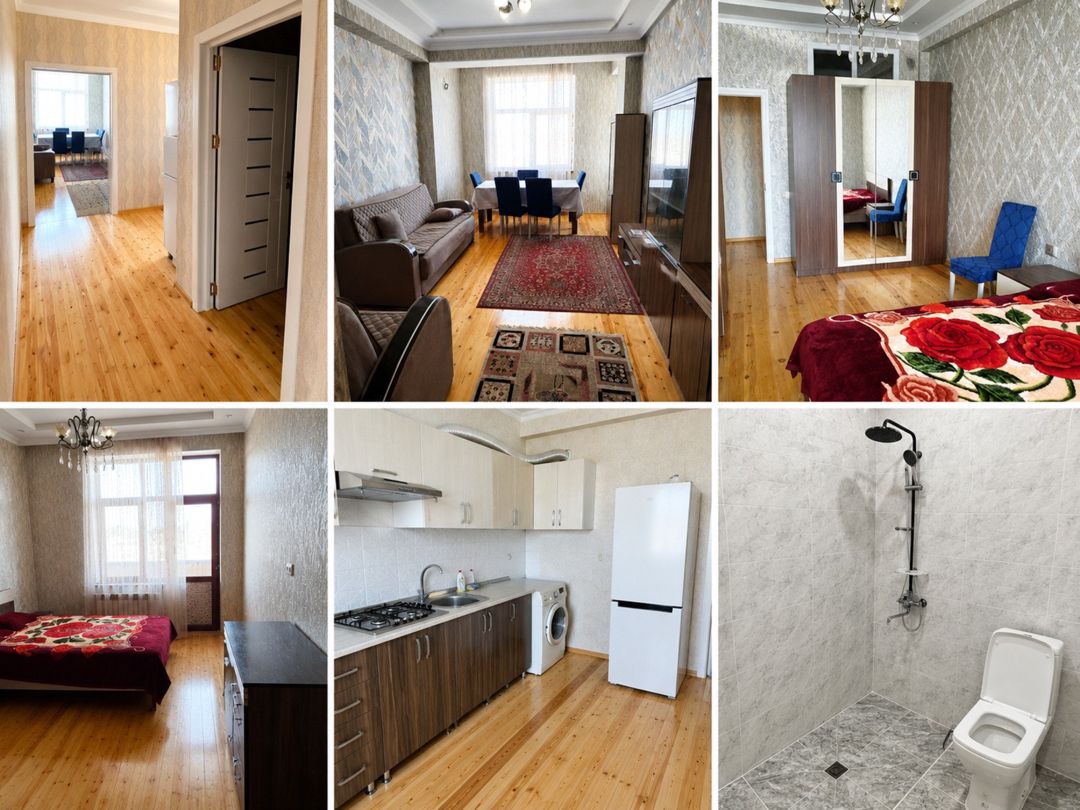 İcarəyə verilir 3 otaqlı yeni tikili 85 m² — Mənzil, Bakı (7)