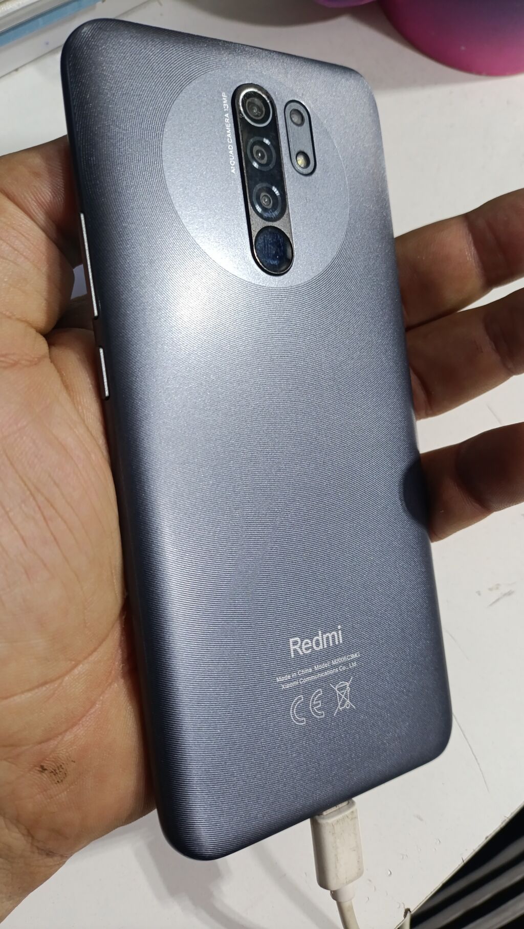 Redmi 9, 64 GB, rəng - Boz, Barmaq izi — Elektronika, Gəncə (4)
