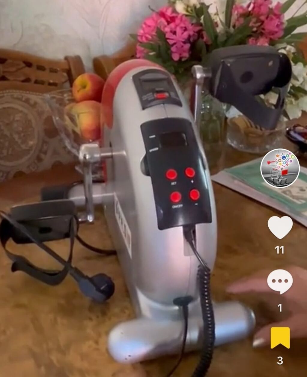 LifeTop elektrik pedal-trenajor - Masa üstü kompakt dizayn: həm ayaq — İdman və istirahət, Digah (2)
