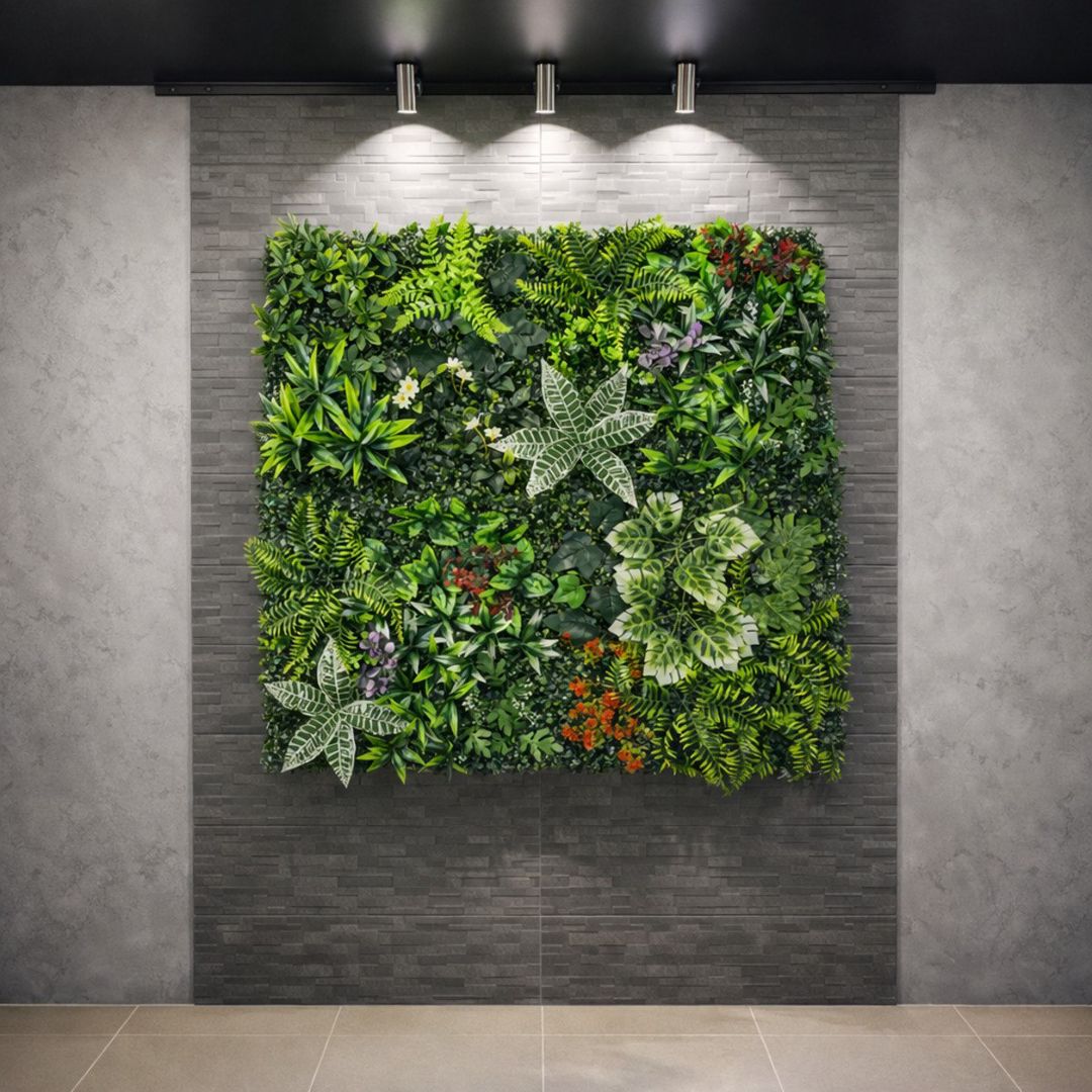 Süni yaşıllıq divar paneli 615s, plastik, 100x100 sm — Heykəlciklər və fiqurlar, Bakı (5)
