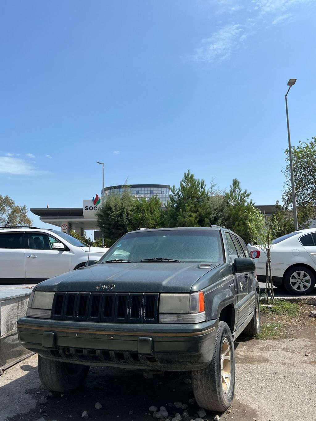 Jeep Grand Cherokee (ZJ) 4x4, tünd yaşıl rəngdə SUV - Kuzov: 5 — Avtomobillər, Sumqayıt (3)