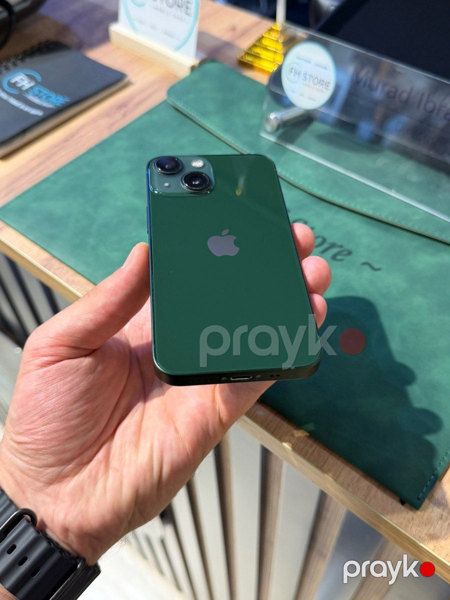 Apple iPhone 13 Mini Green 128GB/4GB — Smartfonlar, Bakı (2)