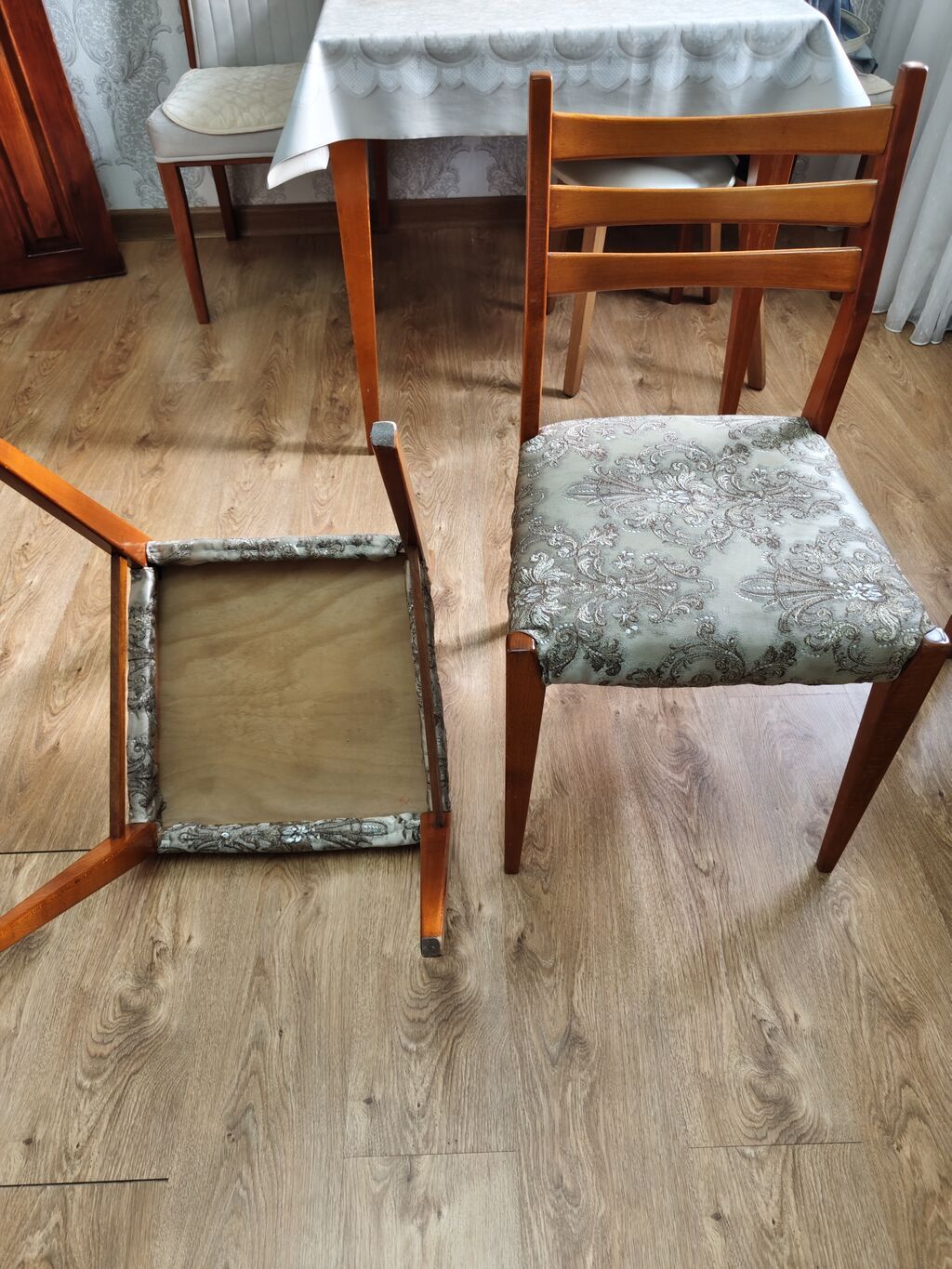 Mebel dəsti – 5 ədəd yemək otağı stulu.1 ədədi 35azn - Material — Stullar, Bakı (4)