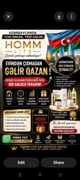 Homm Life – evdən çıxmadan onlayn biznes imkanı Xüsusiyyətlər — Ürünler