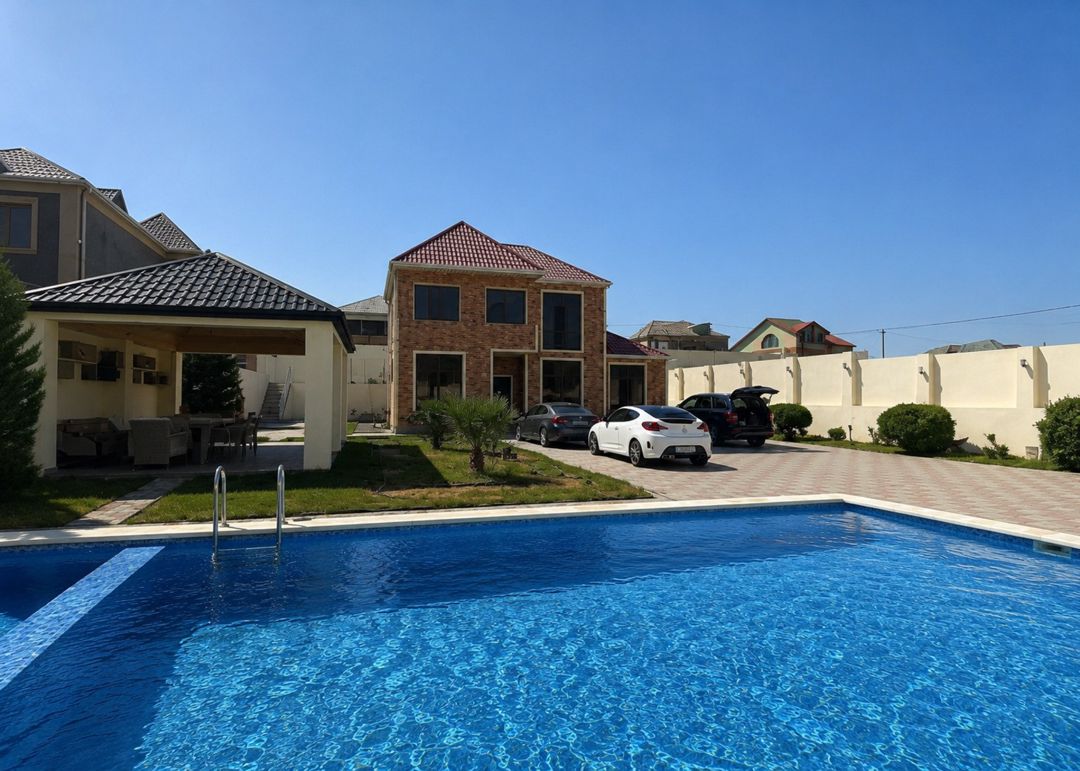 İcarəyə verilir 4 otaqlı həyət evi/bağ evi 250 m² — Ev, villa, Bakı (2)