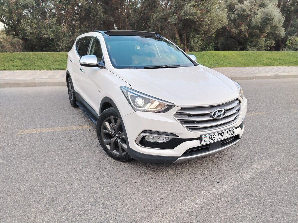 Hyundai Santa Fe, 2.0 L, 2016 il, 193 800 km — Avtomobillər, Bakı (5)