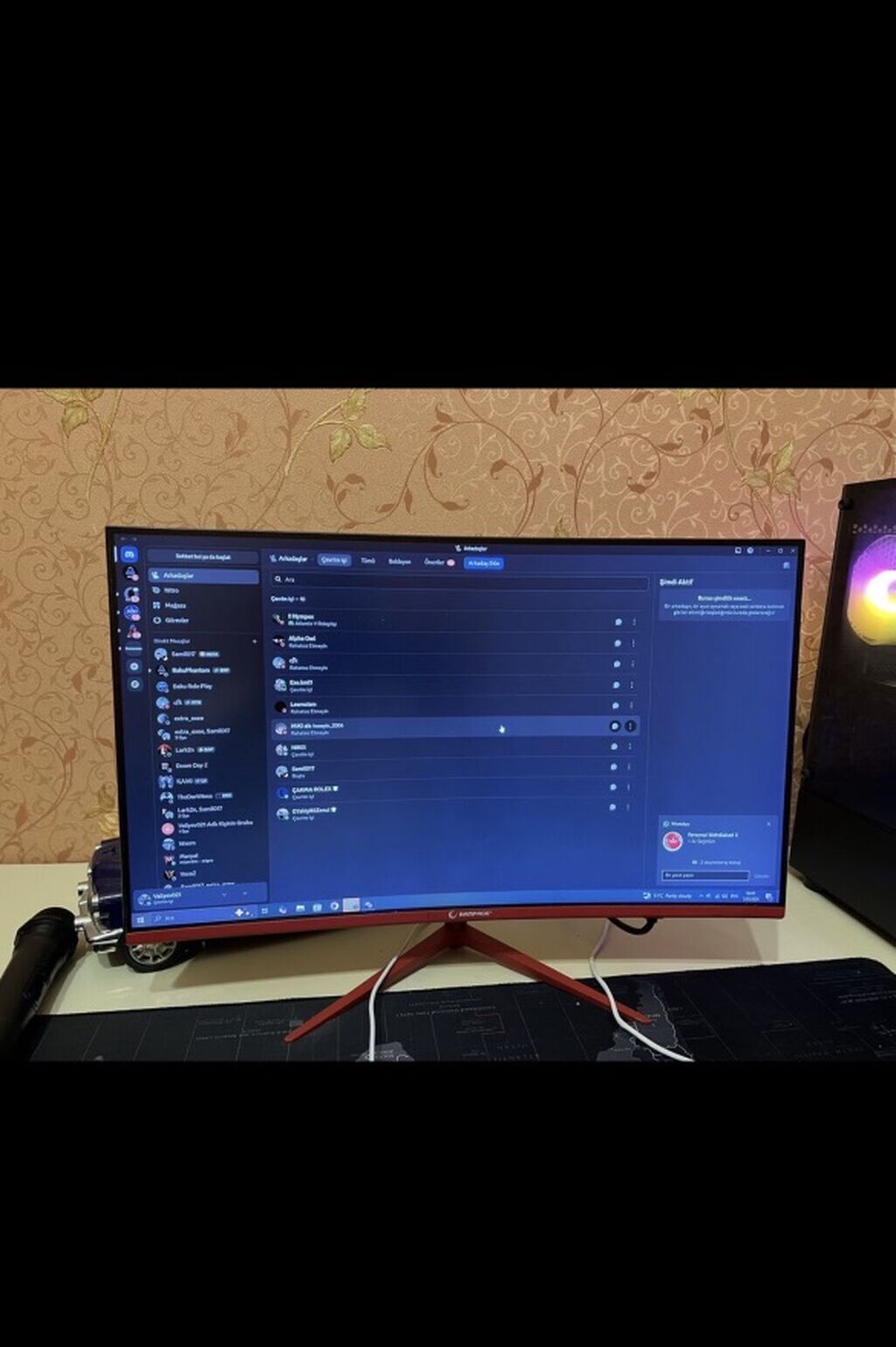 Prosessor: Intel Core i7-9700K (3.60 GHz – 4.90 GHz Turbo) Videokart — Elektronika, Mingəçevir (7)