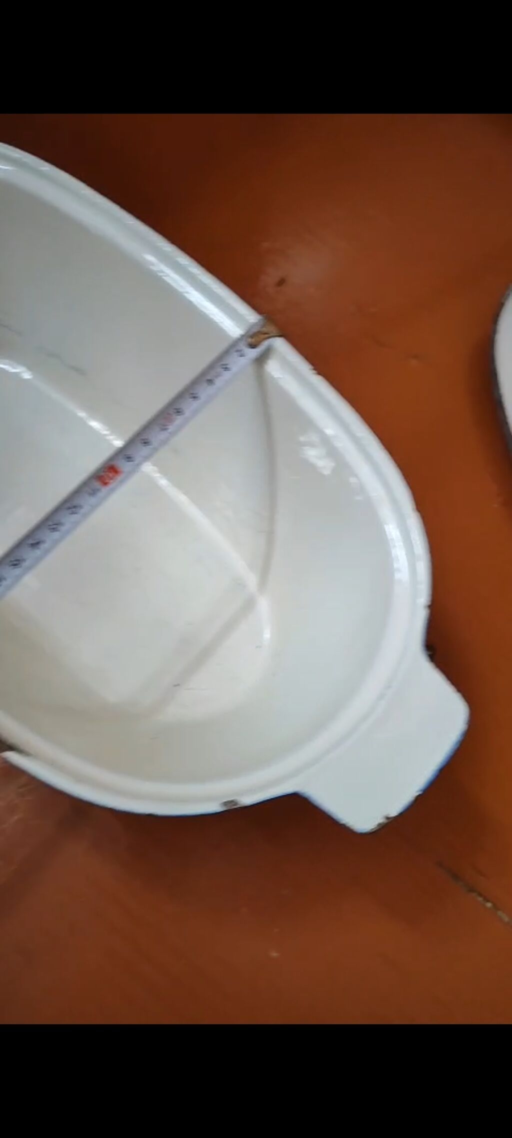 Sovetden qalma emal agir cgun uzunsuv qazan. - Material: emal örtüklü — Bişirmə qabları, Bakı (2)