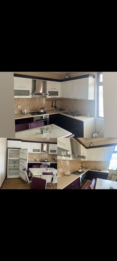 Mətbəx mebeli satılır+masa dəsti ilə birlikdə 450₼. Ölçü 3.8/1.2. qaz — Bakı