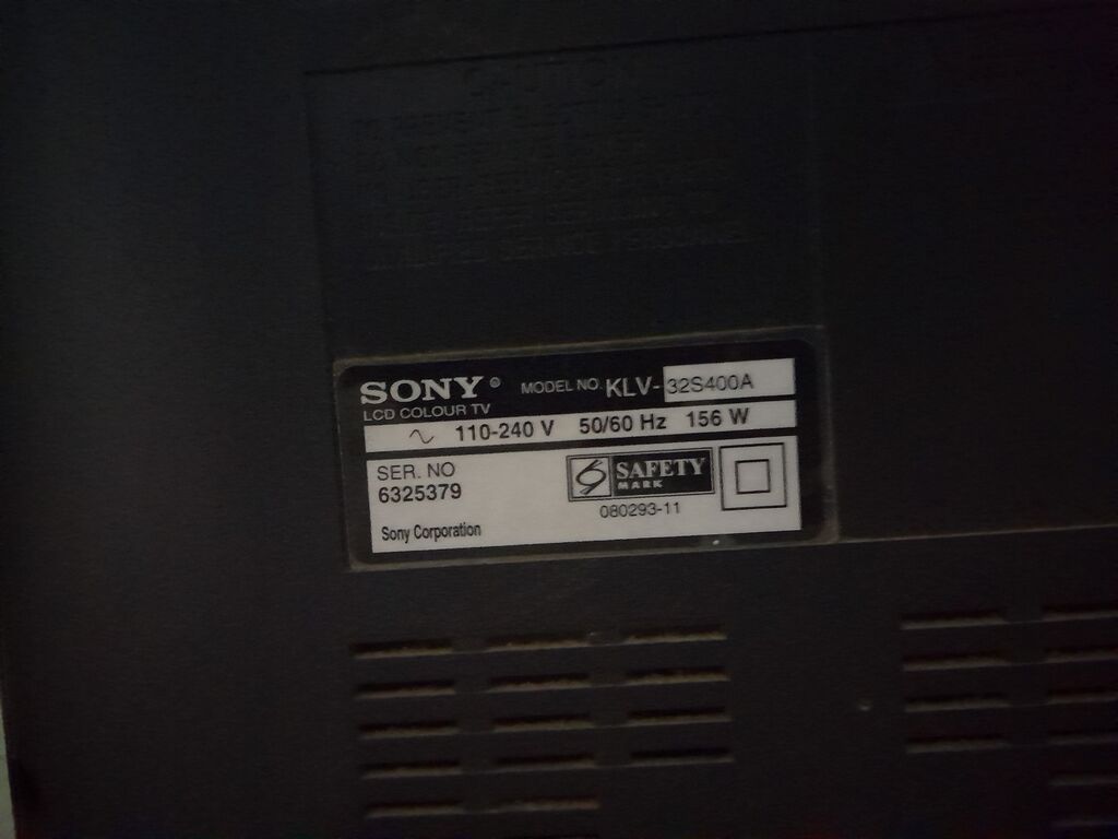 Sony KLV-32S400A LCD televizor Ekran deyişmelidi - Ekran ölçüsü: 32 — Televizorlar, Bakı (3)