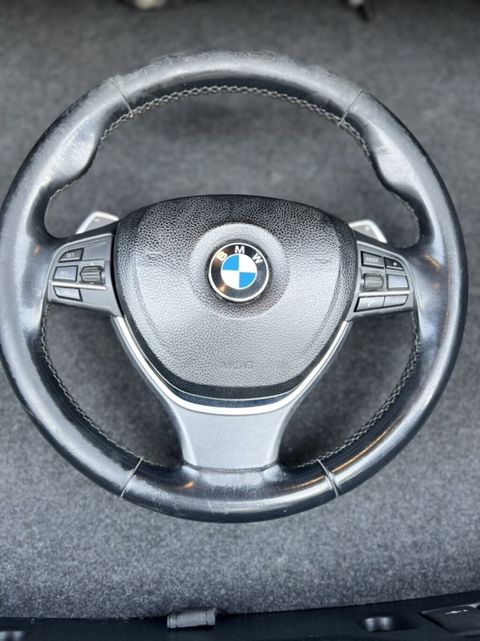 BMW F10 sükan çarxı – - Orijinal BMW sükanı, dəri üzlü - Sol tərəfdə — Bakı