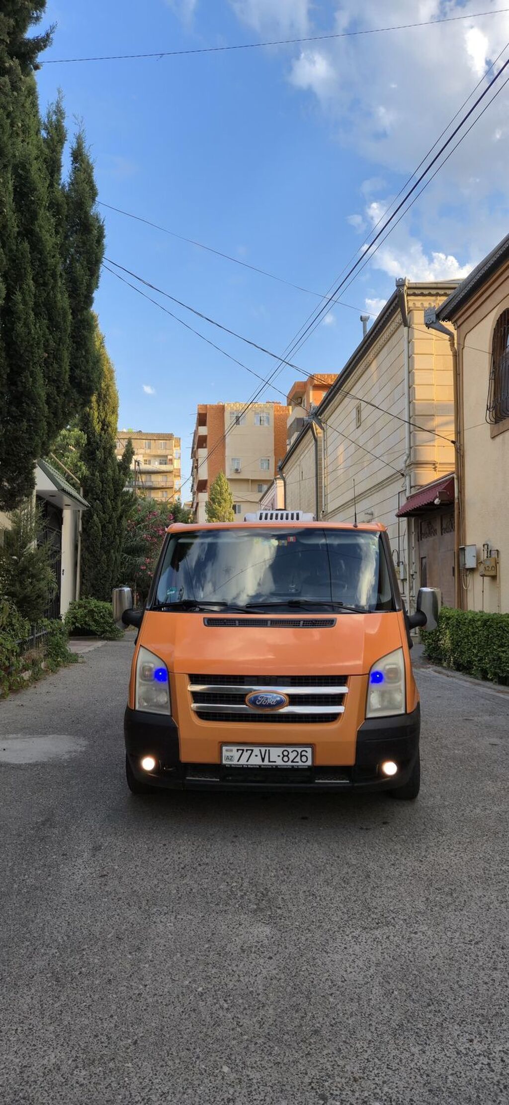 Ford Transit soyuduculu furqon - Rəng: narıncı, kuzov “van” — Avto, Digah (6)