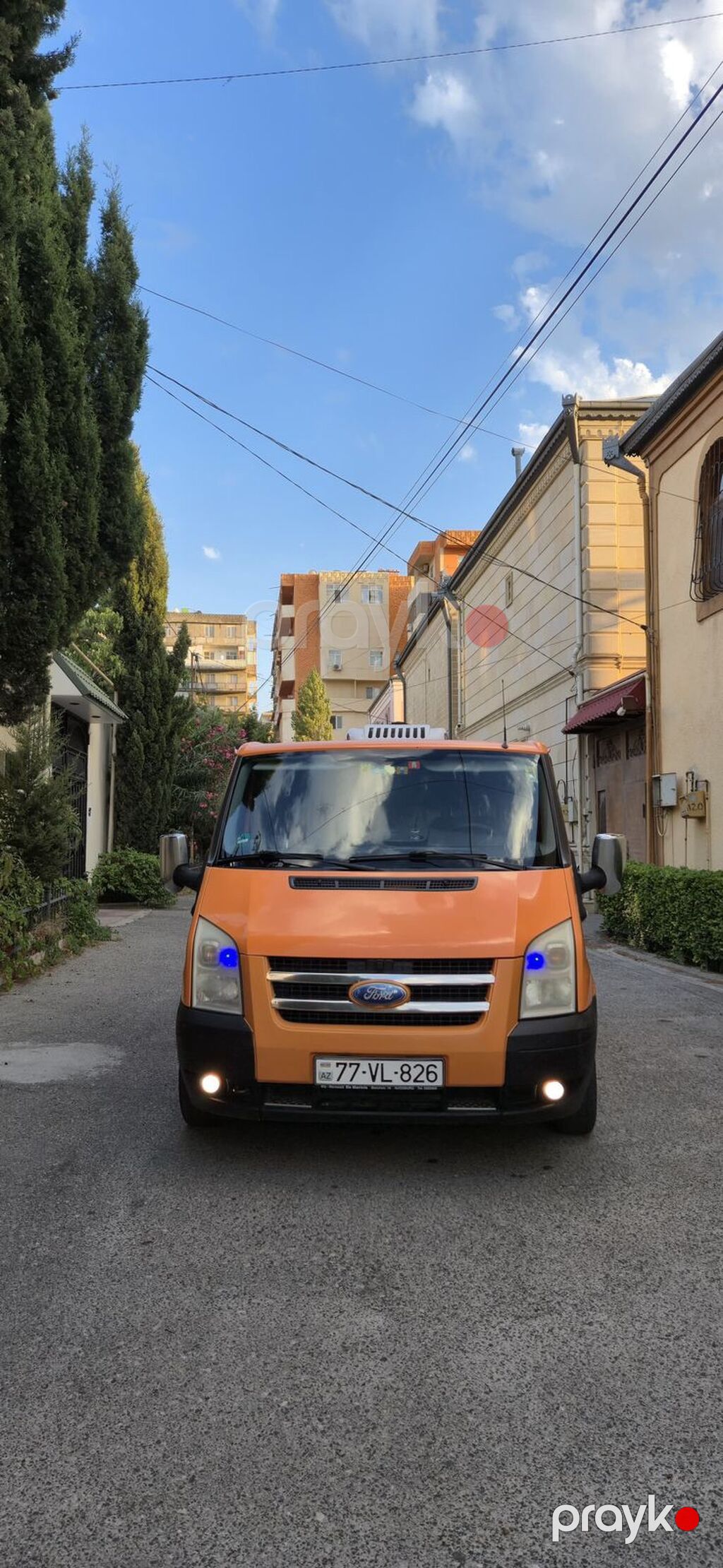 Ford Transit soyuduculu furqon - Rəng: narıncı, kuzov “van” 77-VL-826 — Avtomobillər, Digah (6)