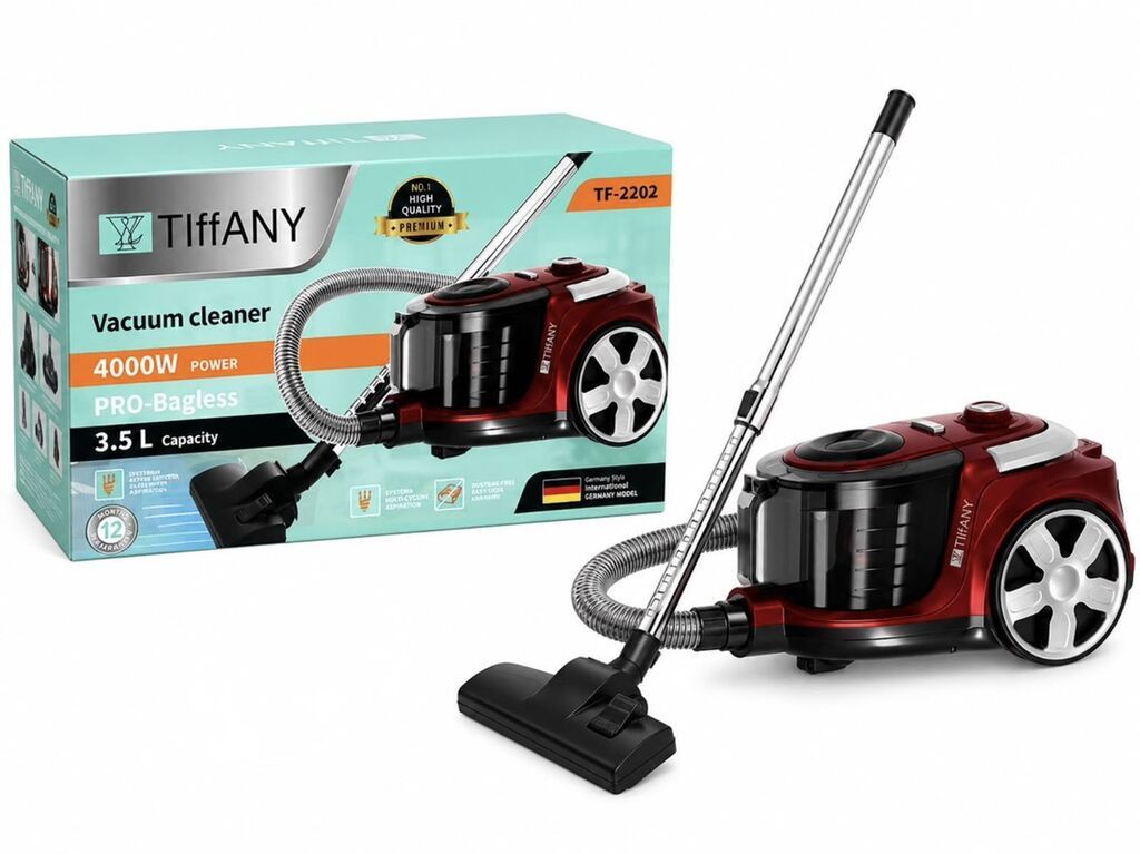 TiffANY TF-2202 tozsoran - Güc: 4000W - Sistem: kisəsiz (PRO-Bagless) — Elektronika, Digah (3)