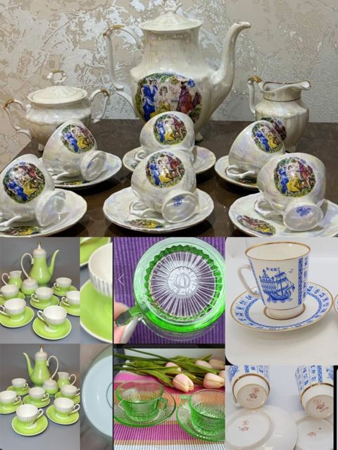 Çay dəsti, Farfor, İtaliya — Bakı