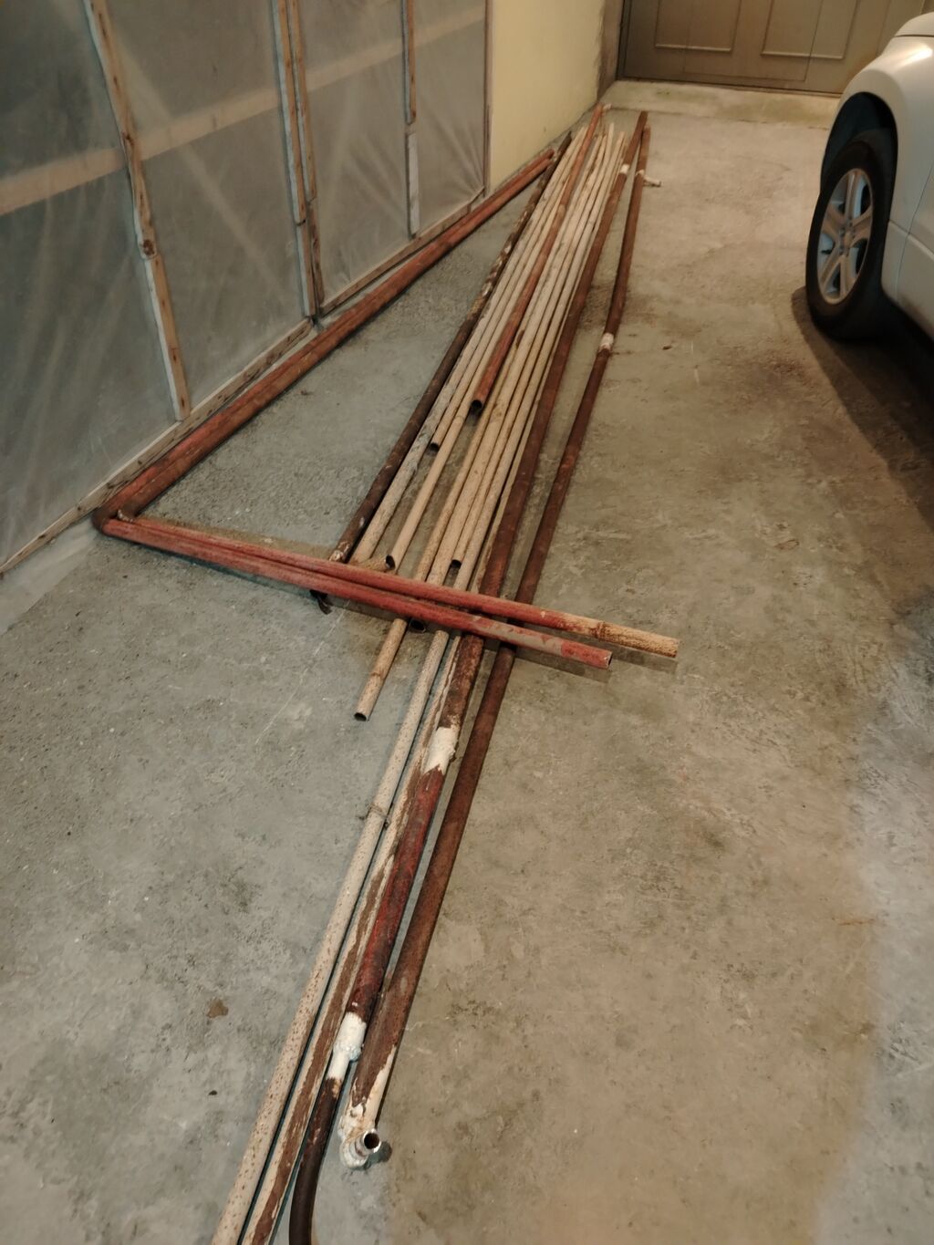 Metal borular dəsti 32lik 40lıq 50 lik Hamısı 72 metr — Təmir və inşaat, Digah (2)