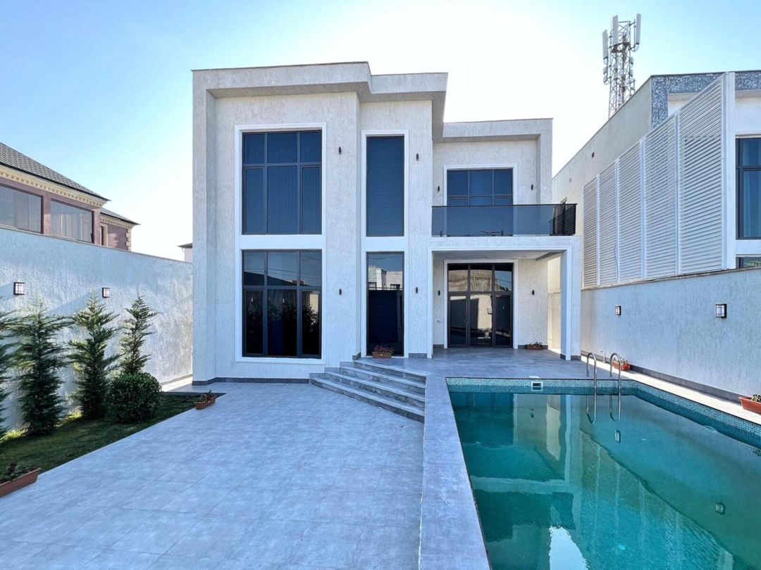 Satılır 5 otaqlı həyət evi/bağ evi 220 m² — Ev, villa, Bakı (2)