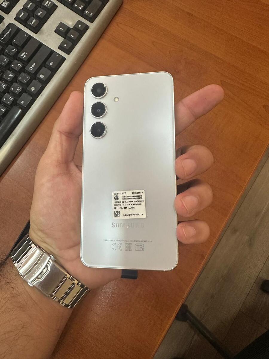 Samsung Galaxy S24 Amber Yellow 256GB/8GB — Smartfonlar, Bakı (2)