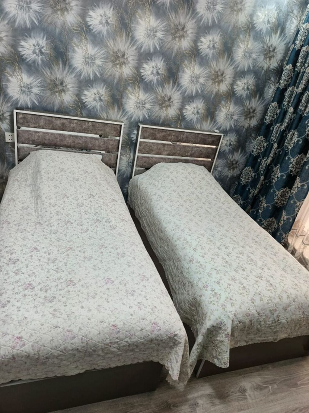İki ədəd tək nəfərlik çarpayı dəsti - Ölçü: standart tək nəfərlik — Mebel, Digah