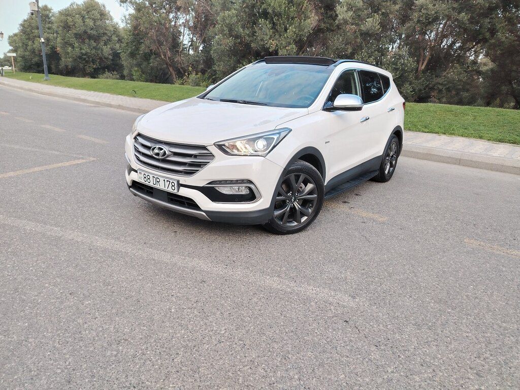 Hyundai Santa Fe, 2.0 L, 2016 il, 193 800 km — Avtomobillər, Bakı (2)