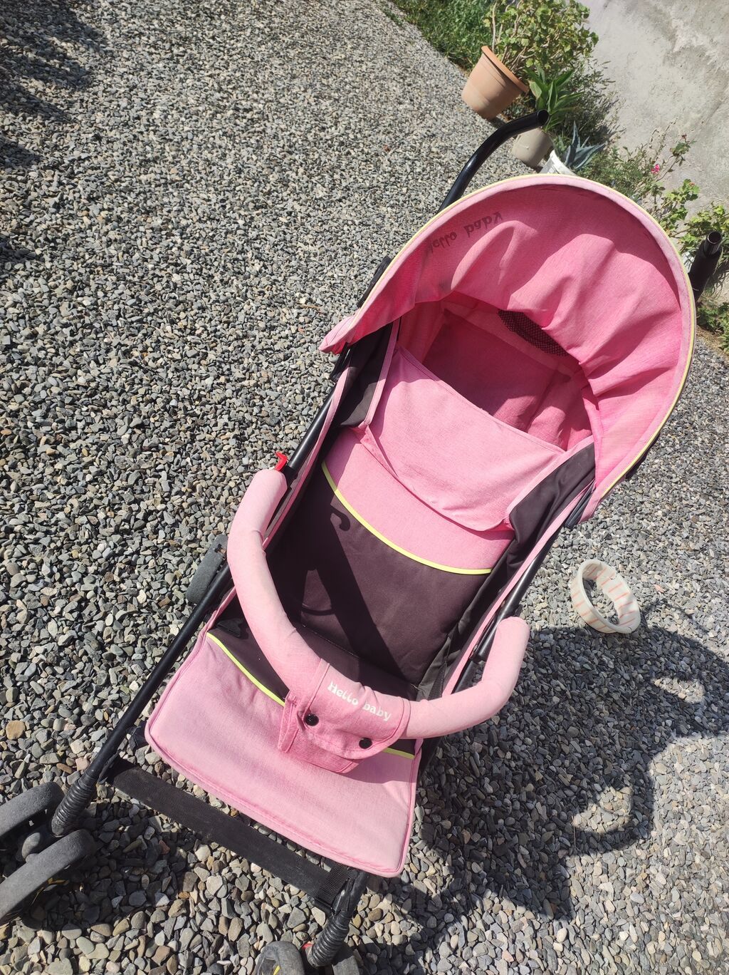 Uşaq arabası – “Hello Baby” brendi, çəhrayı rəng. Xüsusiyyətlər — Arabalalar, Digah (2)