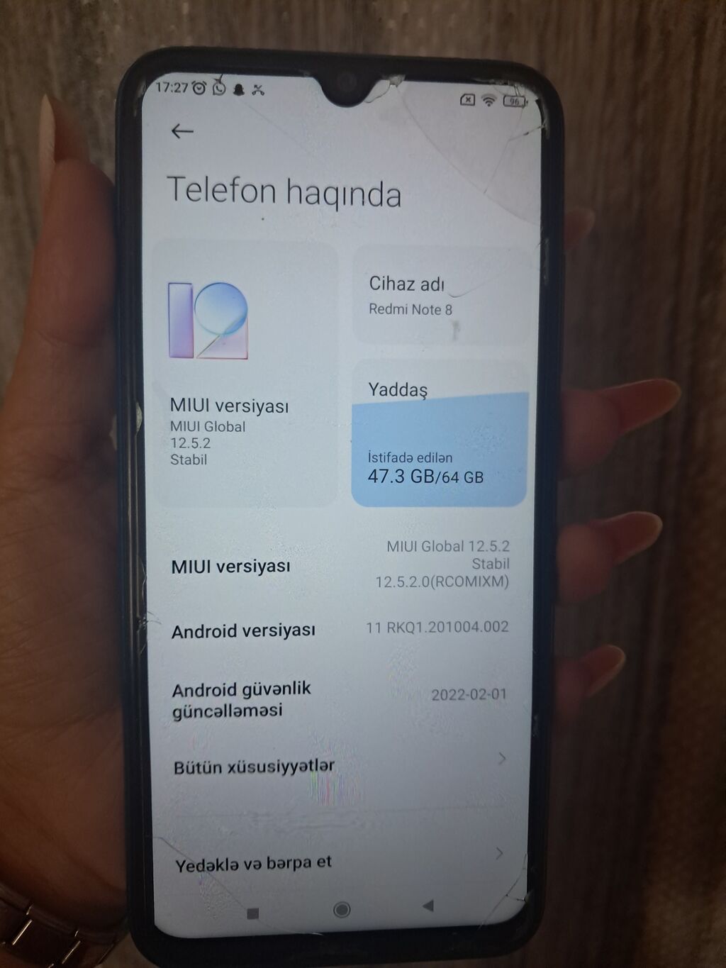 Redmi 8, 64 GB, rəng - Mavi, Barmaq izi — Elektronika, Bakı (7)