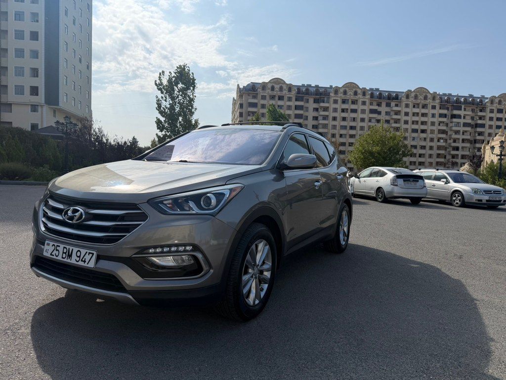 Hyundai Santa Fe, 2.0 L, 2017 il, 179 196 km — Avtomobillər, Bakı (5)