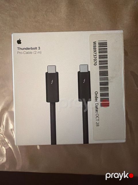Apple Thunderbolt 3 kabeli – 2 metr, original