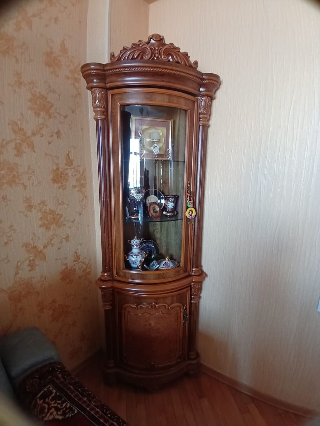 Qonaq otağı üçün, Yeni, Açılmayan, Oval masa, 6 stul — Mebel, Bakı (3)