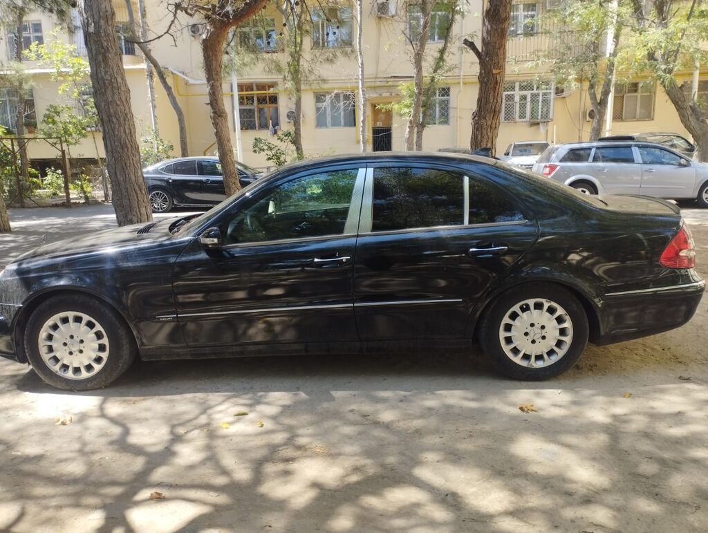 Mercedes-Benz E 220: 2.2 l 2002 il Sedan — Avto, Bakı (4)
