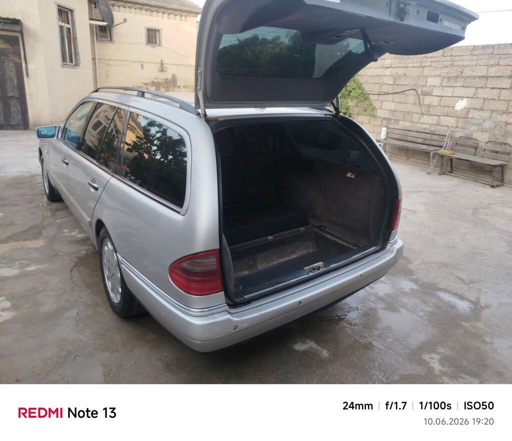 Mercedes-Benz E-Class W210 Universal (kombi) – gümüş rəng 9000 və ya — Avto, Digah (2)