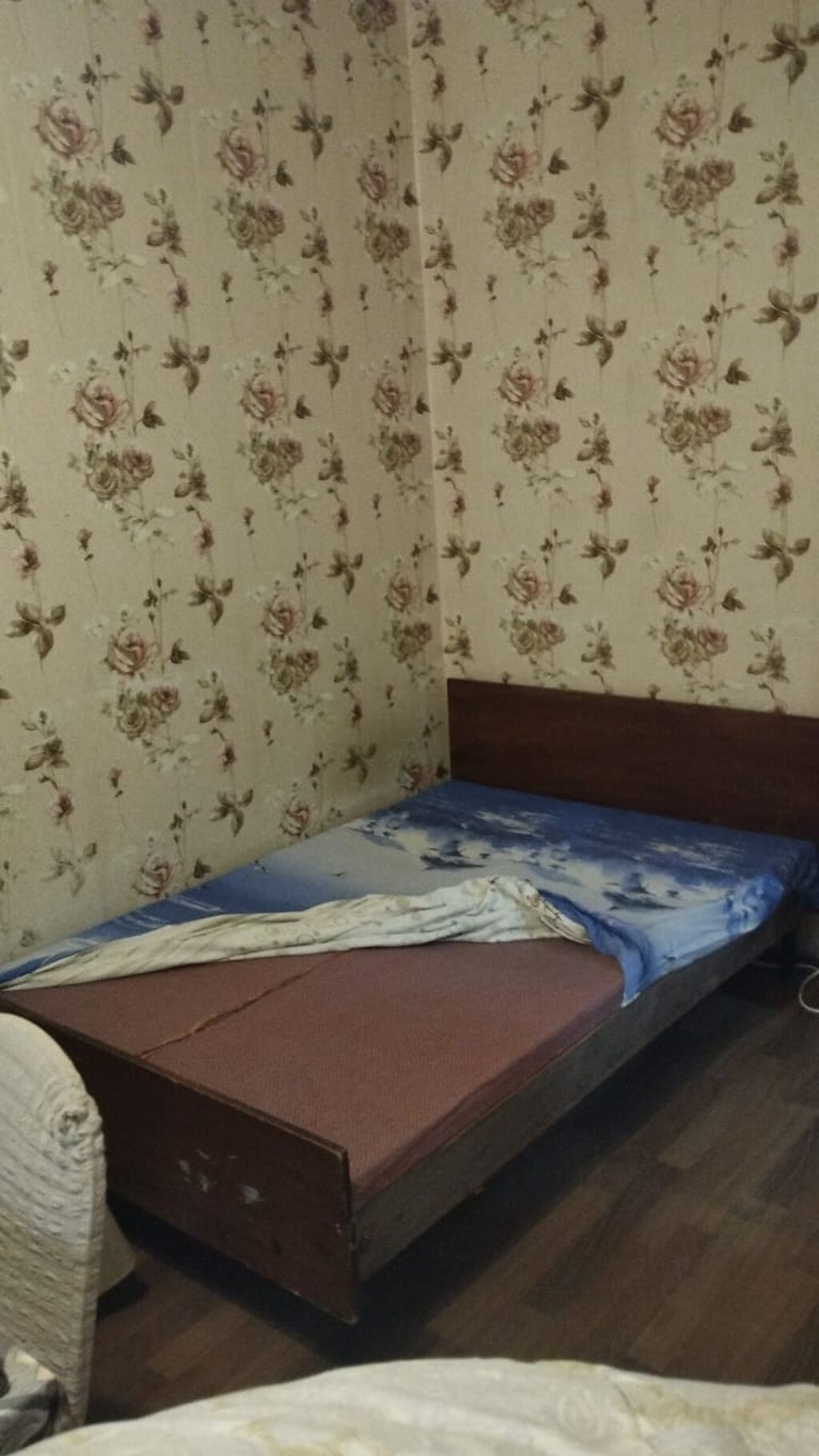 Taxta çarpayı – iki nəfərlik 190x130. ölçüdə ünvan 4 cu mikrayon — Mebel, Bakı (2)