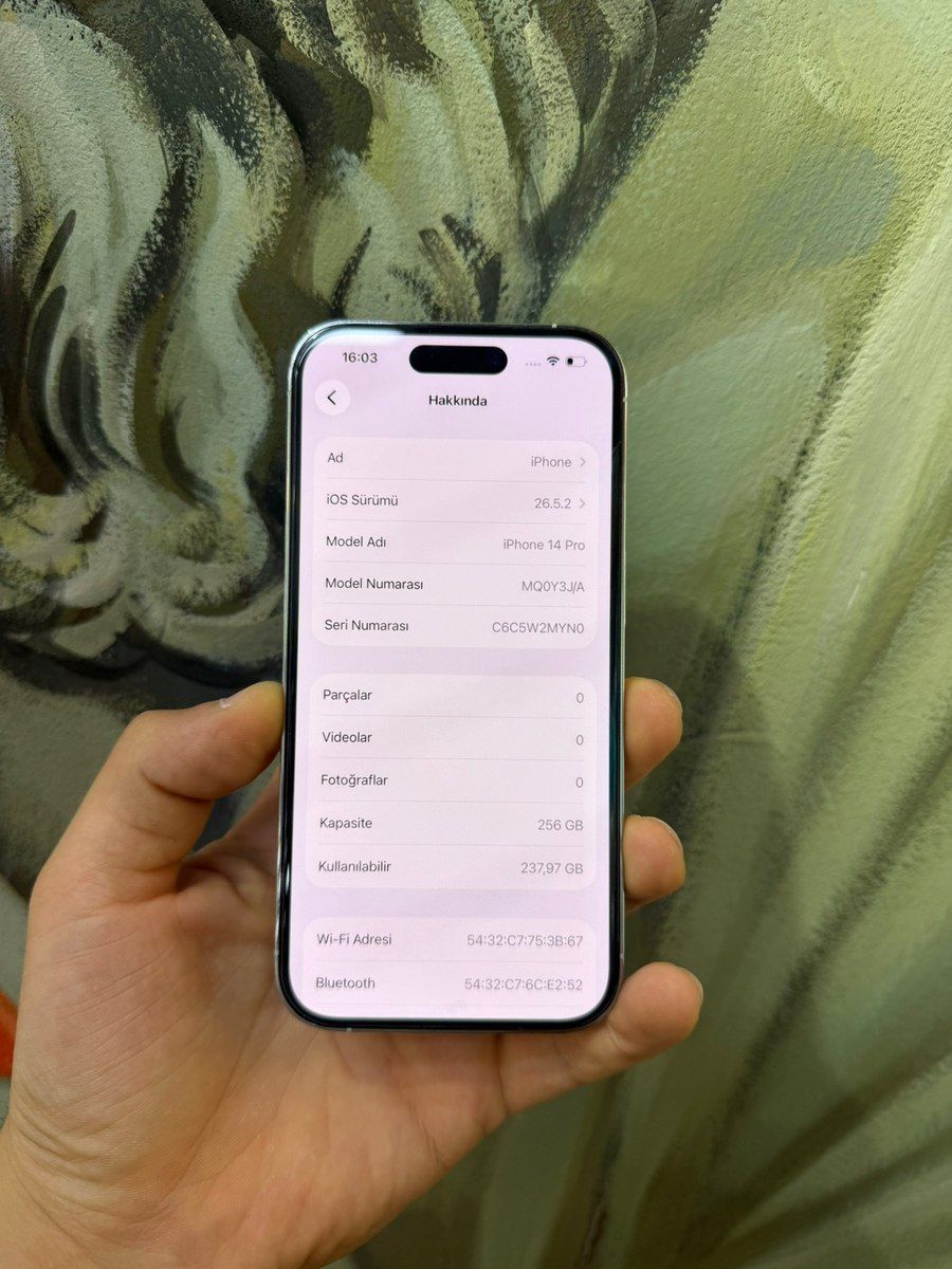 Apple iPhone 14 Pro Silver 256GB/6GB — Smartfonlar, Bakı (3)