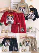 Uşaq üçün iki hissəli dəst - Model: cizgi qəhrəmanlı sweatshirt + — y_r_kids