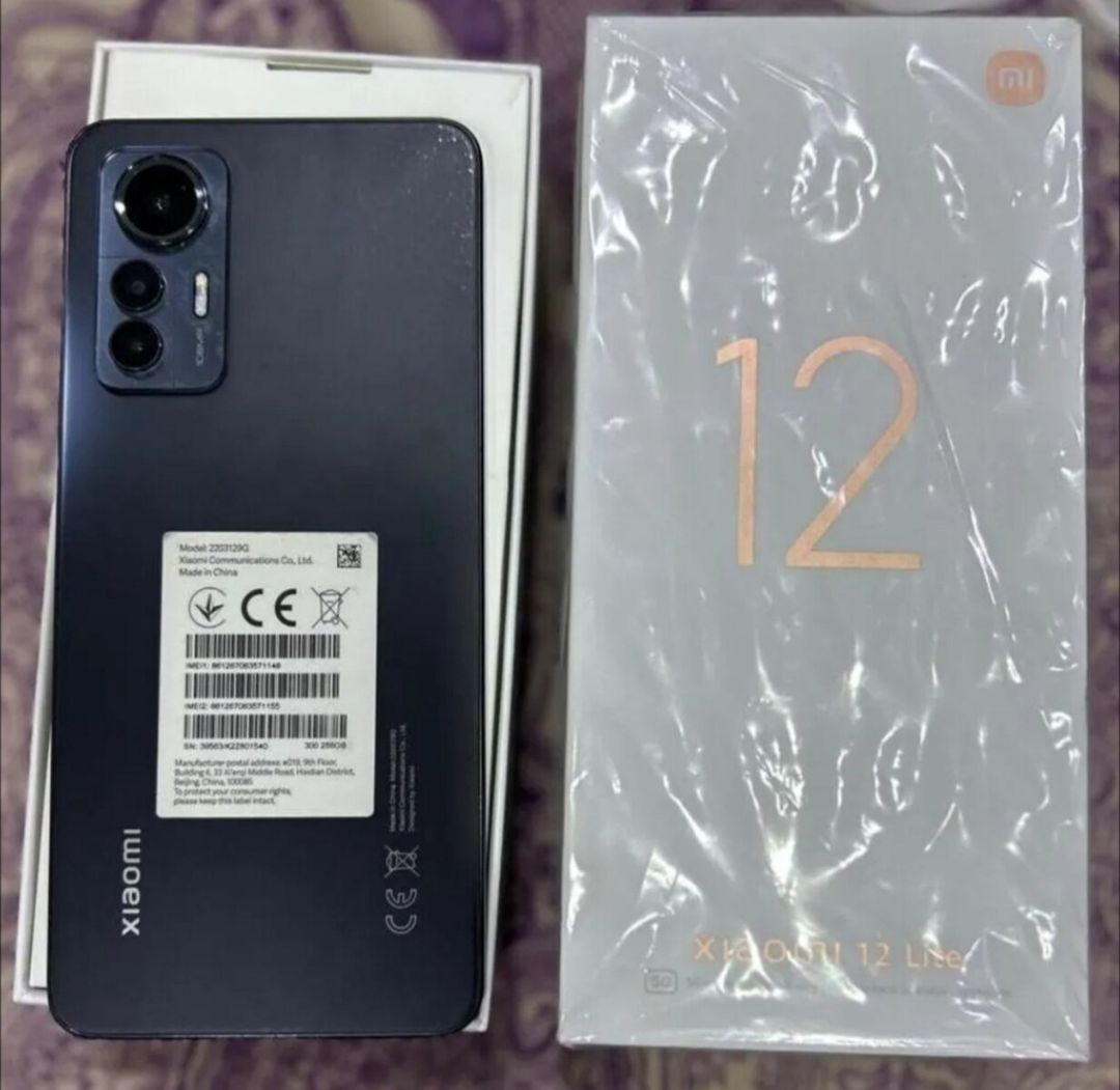 Xiaomi 12 Lite Black 256GB/8GB — Smartfonlar, Bakı (2)