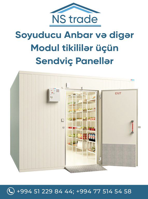 Sendviç panelləri "H50 divar" — Təmir və inşaat, Bakı (9)