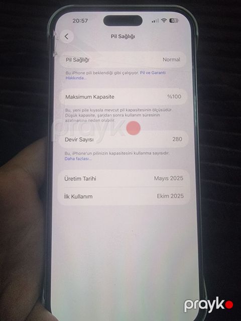 IPhone 16 Pro Max, 256 GB, Blue Titanium, Zəmanət