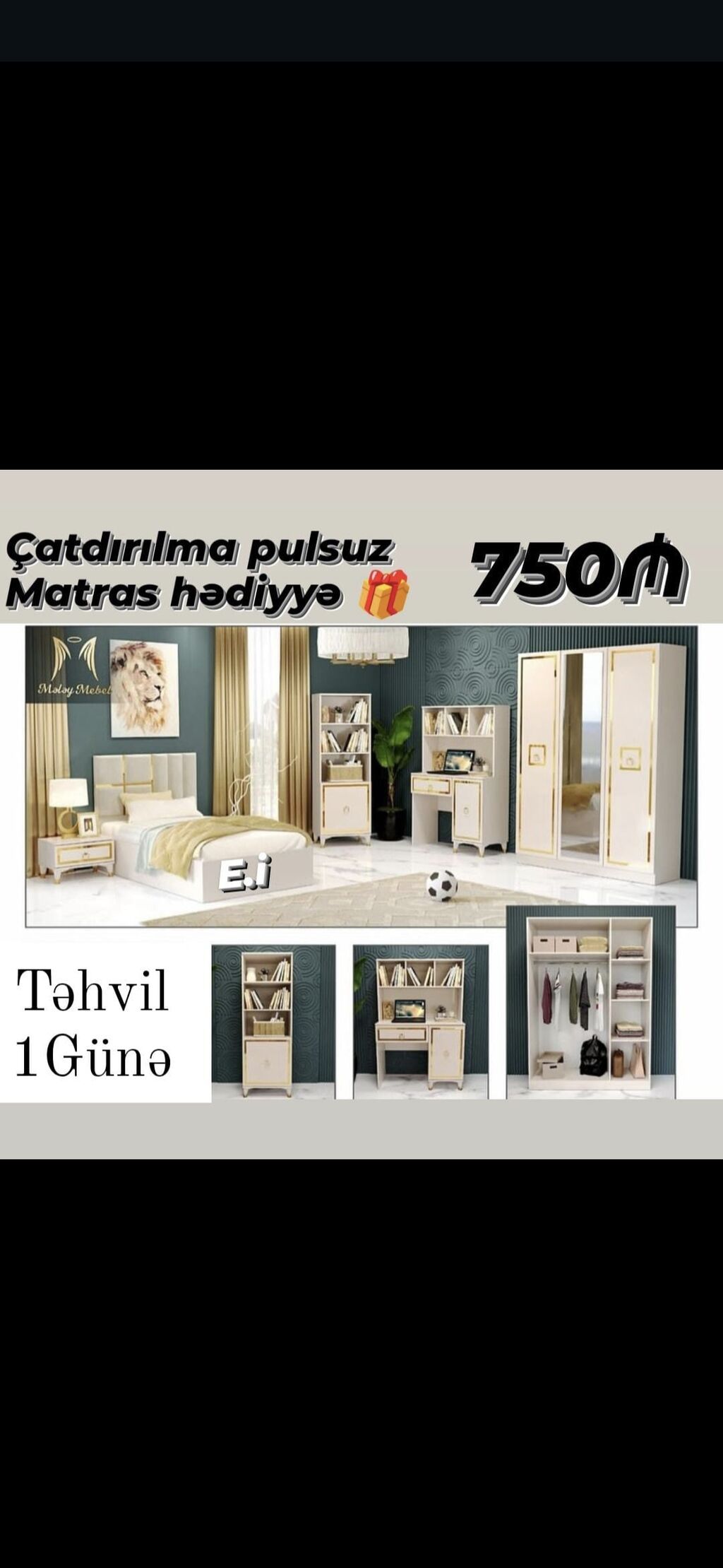 *Gənc yataq dəsti AZN Rəng seçimi var *Çatdırılma və — Mebel, Mehdiabad (6)