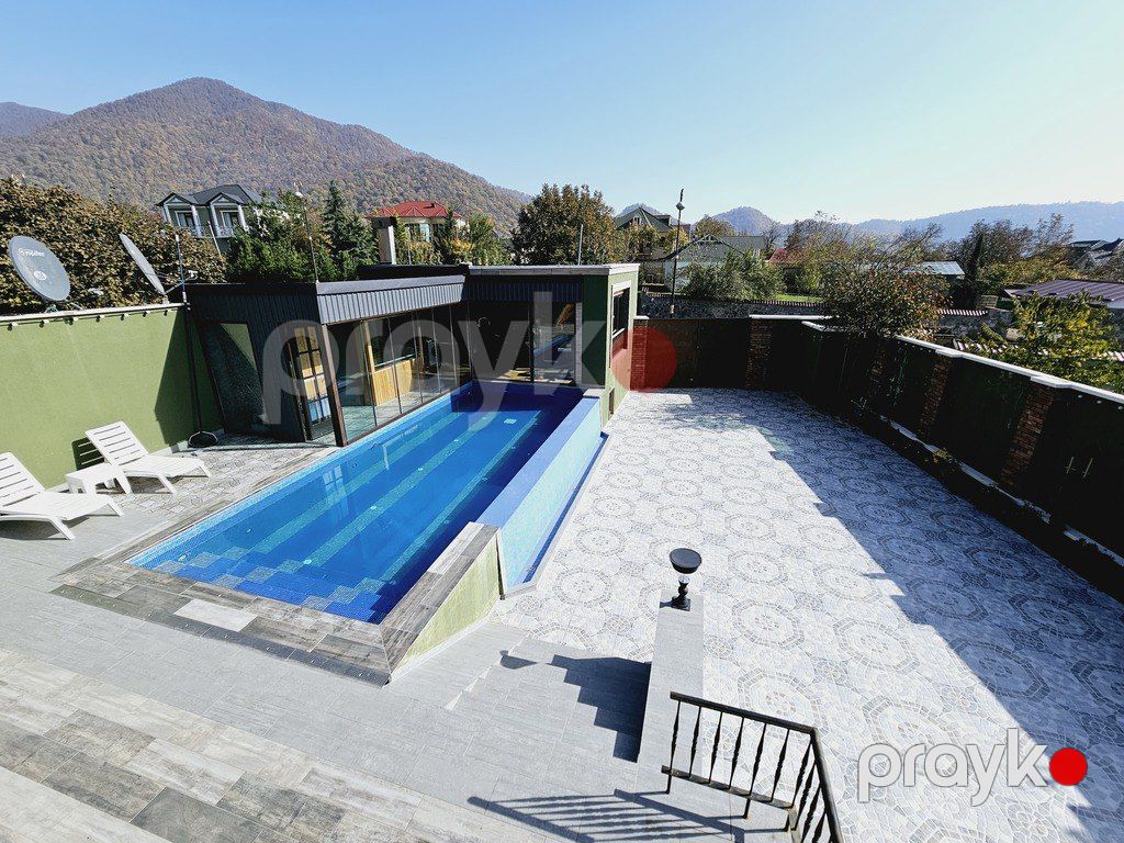 İcarəyə verilir 5 otaqlı həyət evi/bağ evi 200 m² — Ev, villa, Qəbələ (4)