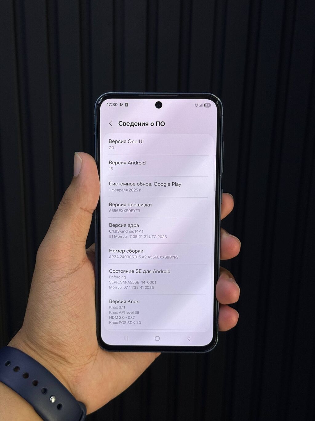 Samsung Galaxy A55 5G, 256 GB, rəng - Göy, İki sim kartlı — Samsung, Göyçay (4)