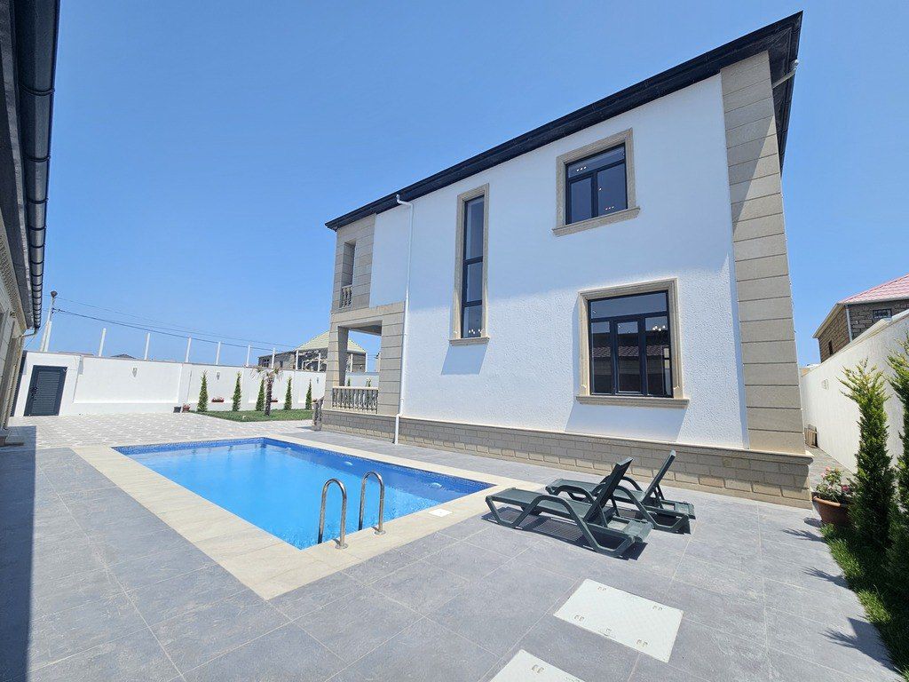 Satılır 5 otaqlı həyət evi/bağ evi 200 m² — Ev, villa, Bakı (8)