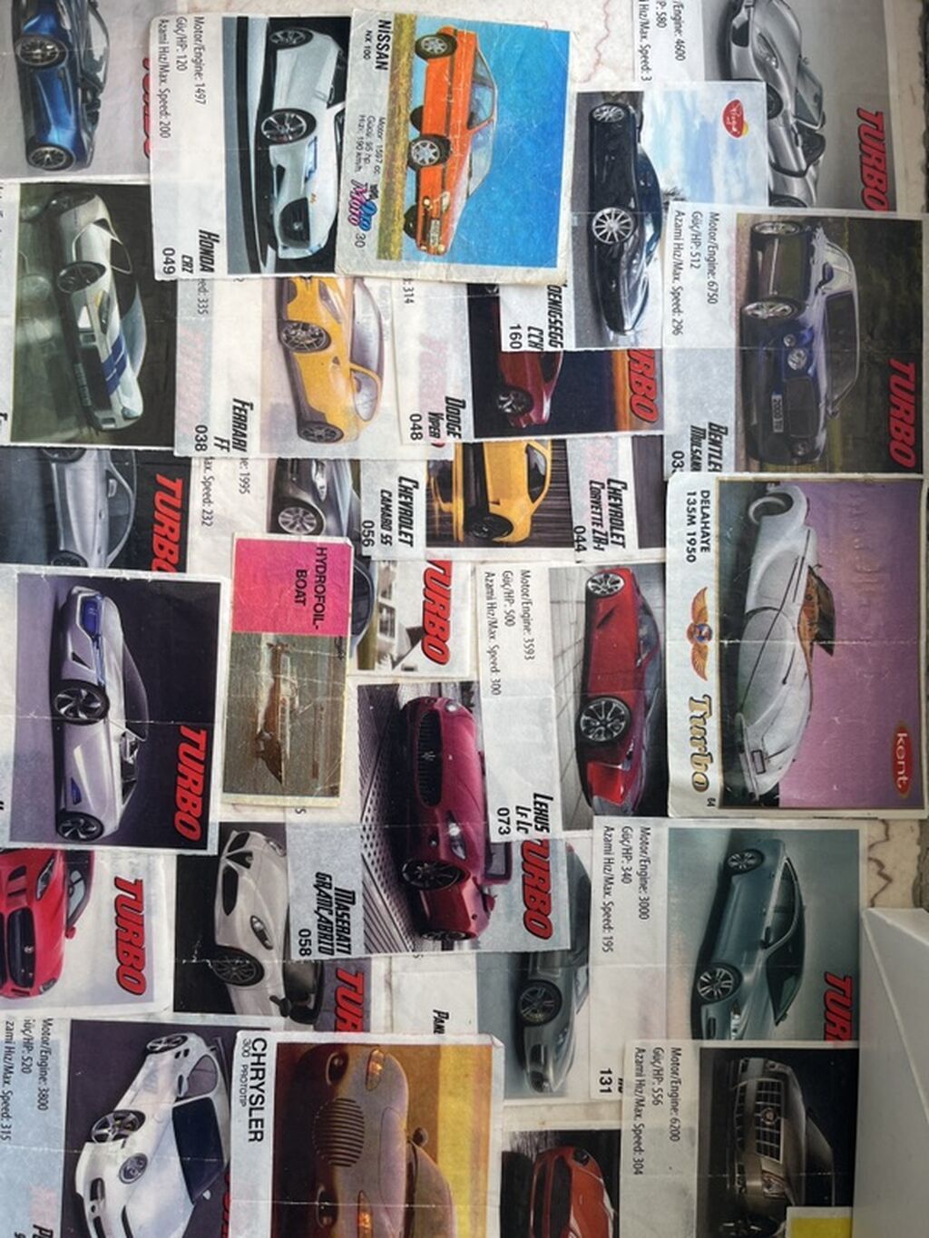 Koleksiya: Kent Turbo saqqız kartları (avtomobil seriyası) Təsvir — İdman, hobi, istirahət, Bakı (2)